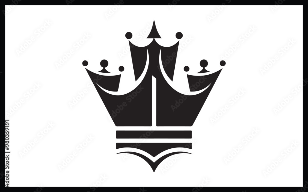 Coat of arms flat logo Coat of arms flat logo