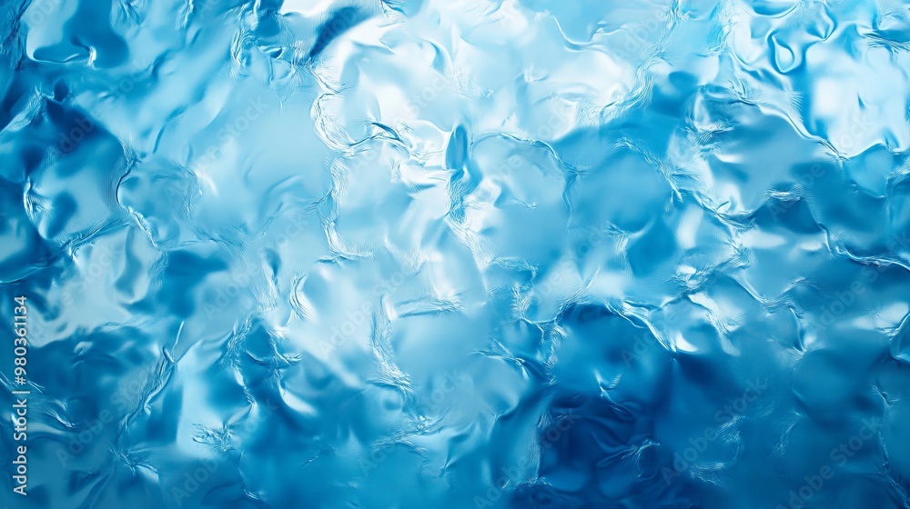 Blue metal foil texture with a shiny smooth surface providing a vibrant metallic blue background Blue metal foil texture with a shiny smooth surface providing a vibrant metallic blue background