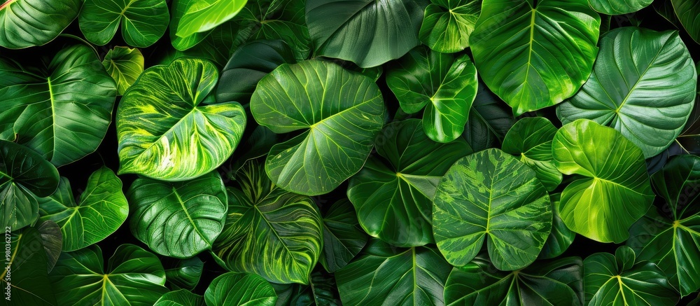 Natural Green Leaves Created Natural Green Leaves Created