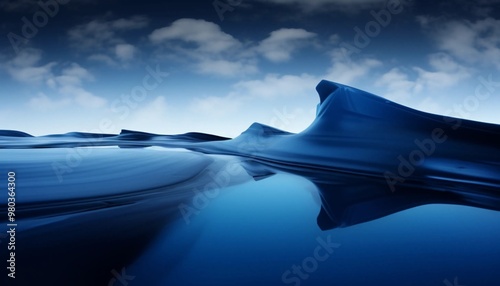 abstract blue background art