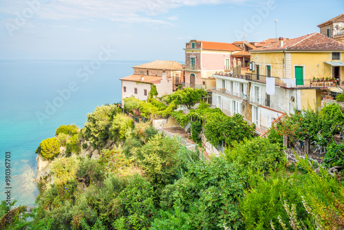 View from old city of Agropoli in Italy