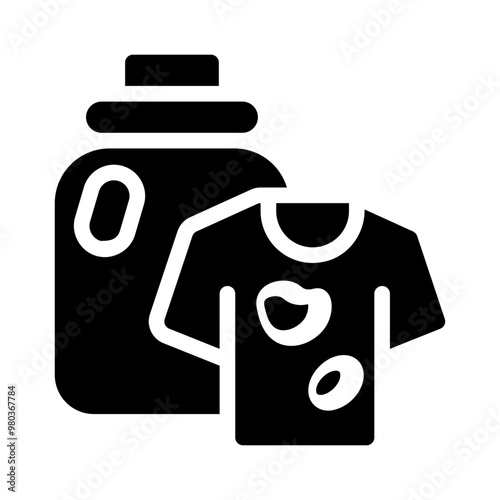 stain remover glyph icon