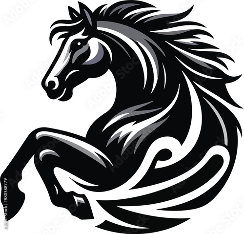 horse-1.eps A horse is a majestic, powerful animal known for its speed, strength, and grace. Belonging to the species Equus ferns cabalas, horses have been domesticated for thousands of years, playin