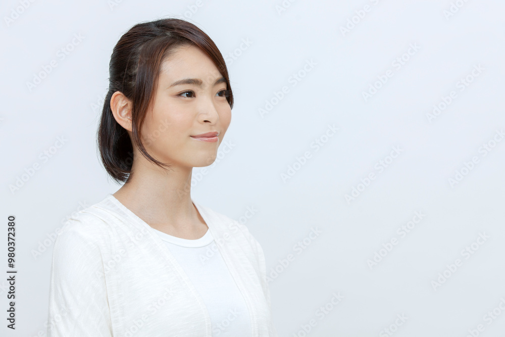 笑顔の女性のポートレート 笑顔の女性のポートレート