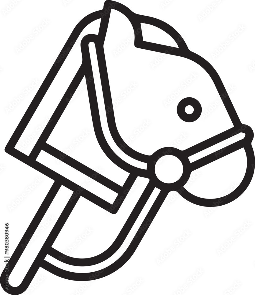 Horse icon symbol vector image Illustration
Horse icon symbol vector image Illustration