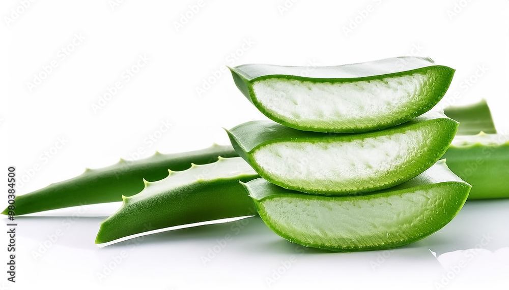aloe vera isolated on white background aloe vera isolated on white background