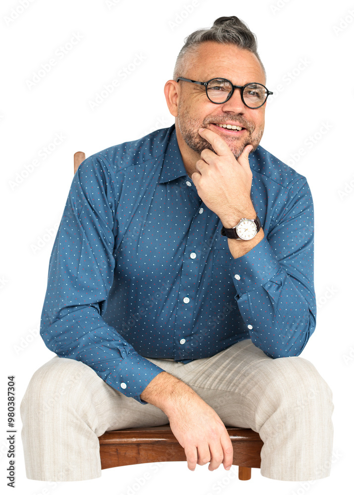 Happy man png element, transparent background Happy man png element, transparent background