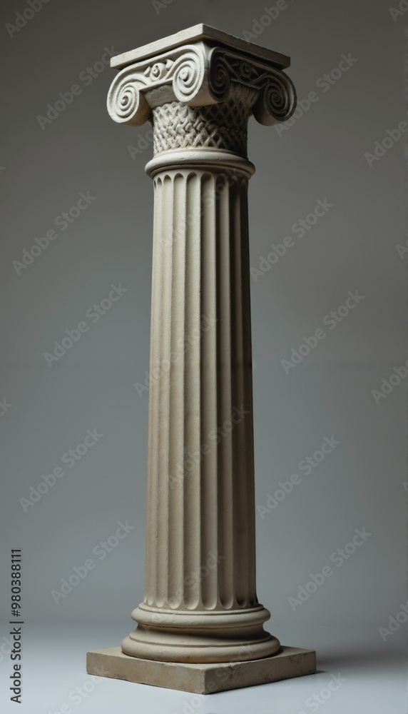 Fototapeta premium Ancient classic pillar, column, Greek, gothic