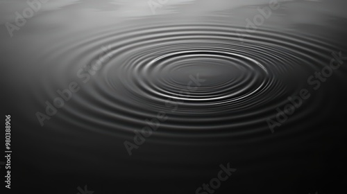 Wallpaper Mural Dark Water Ripples Wallpaper. Subtle ripples on a dark water surface, with soft reflections of light. Torontodigital.ca