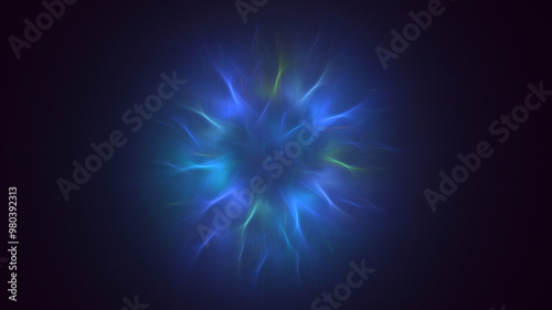 3D manual rendering abstract circle light background. Its not AI Generatd illustration.