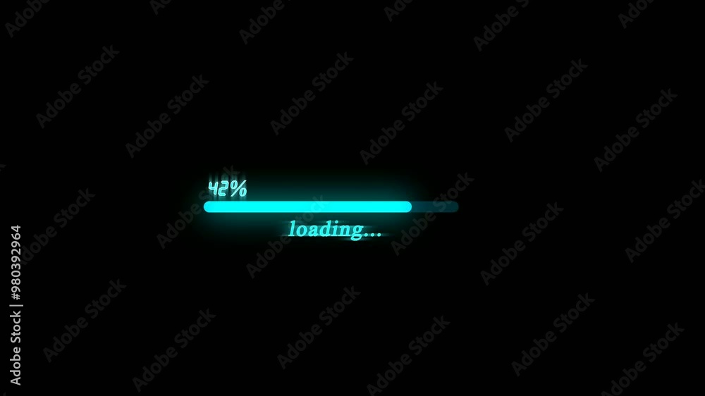loading bar and Progress bar 4k. 60 fps 3D animation. loading bar and Progress bar 4k. 60 fps 3D animation.