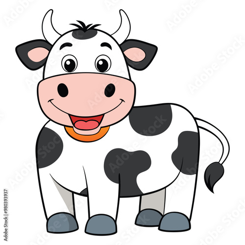 Vector cow illustration