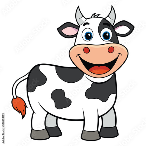 Vector cow illustration