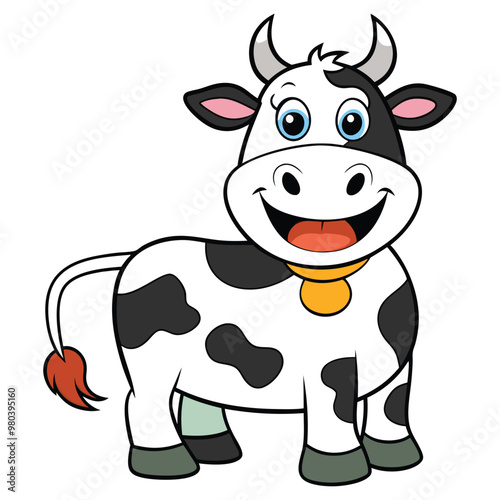 Vector cow illustration