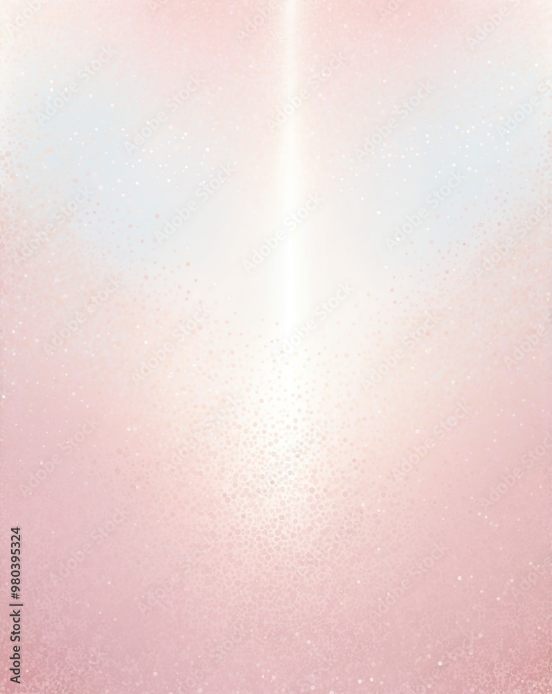 Fototapeta premium Subtle sparkle pattern with gradient of pale pink to white