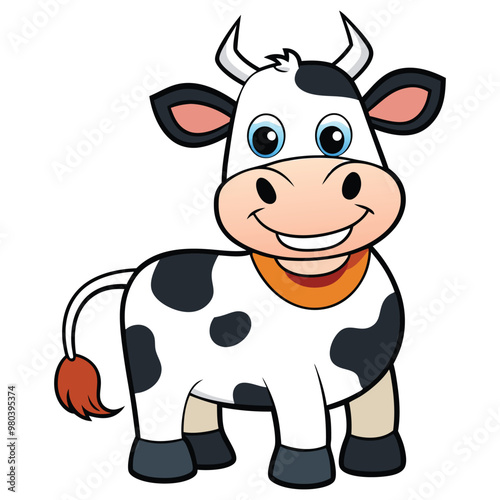 Vector cow illustration