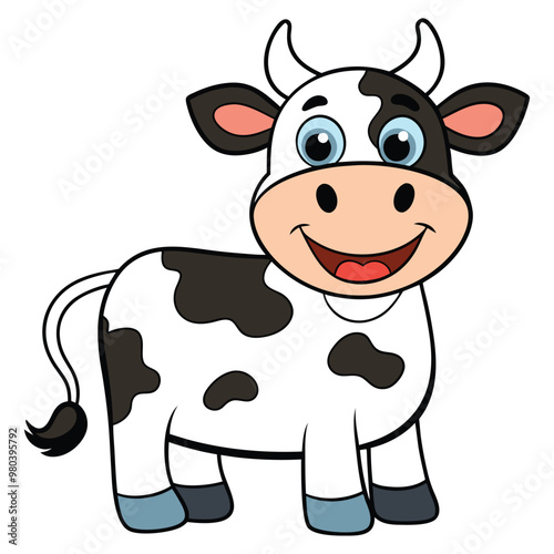 Vector cow illustration