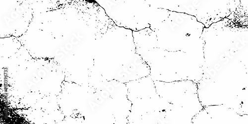 Abstract black and white grunge dust grain distressed particle texture white dirty background. Black and white grunge vector background.