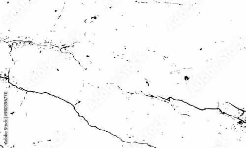 Abstract black and white grunge dust grain distressed particle texture surface white background. Black and white grunge vector background.