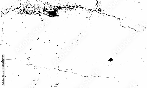 Wallpaper Mural Abstract grunge or dust white background Image includes effect the black and white tones. Black grainy dust isolated texture design grey on white old wall background Torontodigital.ca