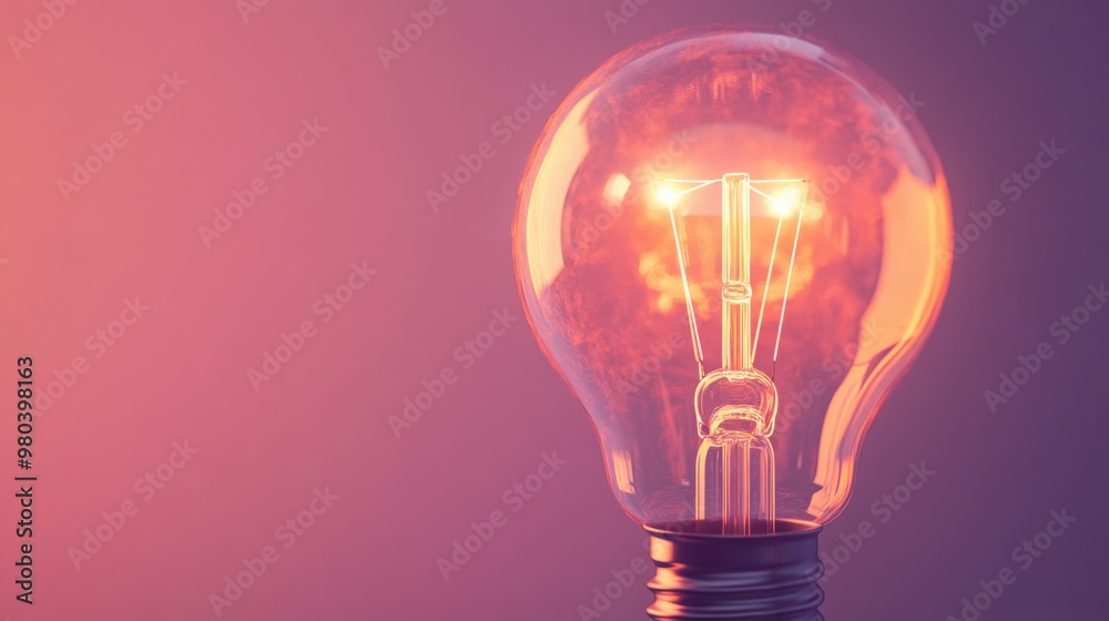 a glowing incandescent light bulb with visible electric currents flowing inside a glowing incandescent light bulb with visible electric currents flowing inside