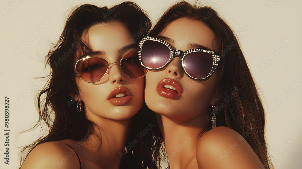 Fashion of young girls from the 80s and 90s, showcasing vibrant neon hues, high-waisted jeans, scrunchies, and voluminous hairstyles Fashion of young girls from the 80s and 90s, showcasing vibrant neon hues, high-waisted jeans, scrunchies, and voluminous hairstyles