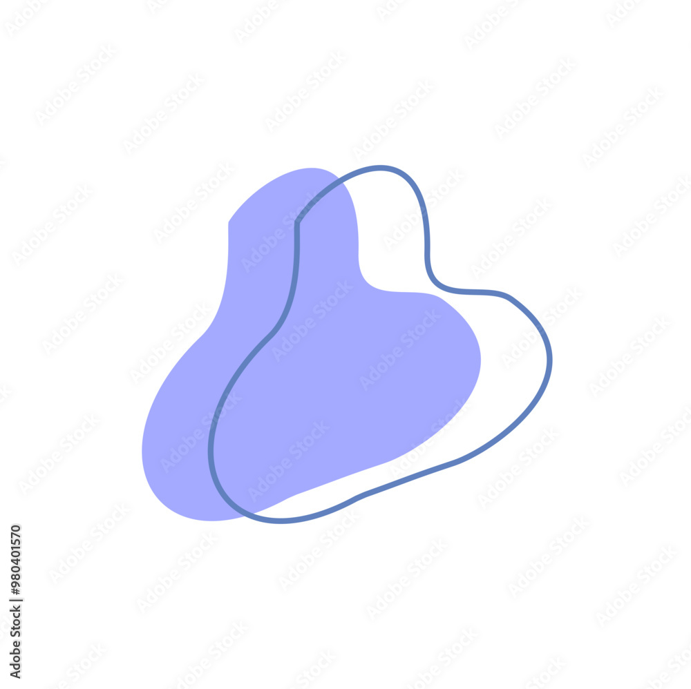 purple blob circle silhouette icon. Vector collection of blob shapes purple blob circle silhouette icon. Vector collection of blob shapes