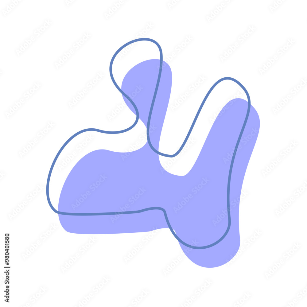 purple blob circle silhouette icon. Vector collection of blob shapes purple blob circle silhouette icon. Vector collection of blob shapes
