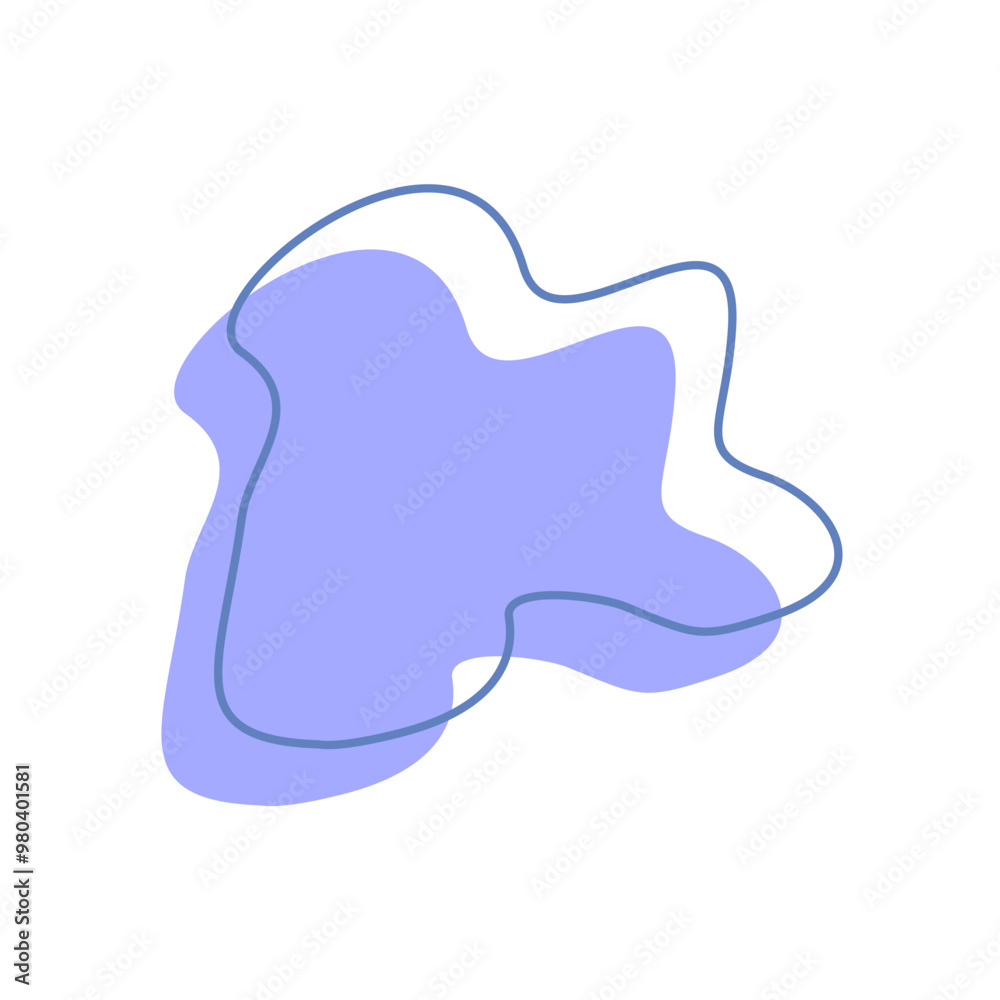 purple blob circle silhouette icon. Vector collection of blob shapes purple blob circle silhouette icon. Vector collection of blob shapes