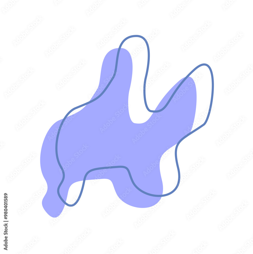 purple blob circle silhouette icon. Vector collection of blob shapes purple blob circle silhouette icon. Vector collection of blob shapes
