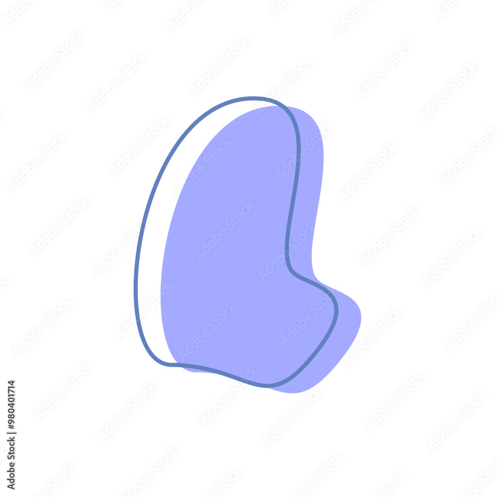 purple blob circle silhouette icon. Vector collection of blob shapes purple blob circle silhouette icon. Vector collection of blob shapes