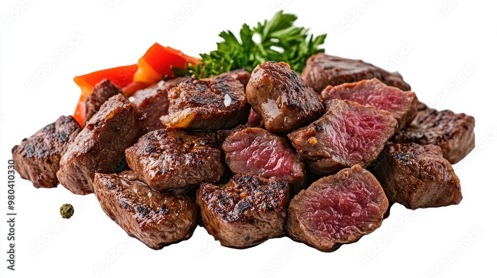 shish kebab on the grill