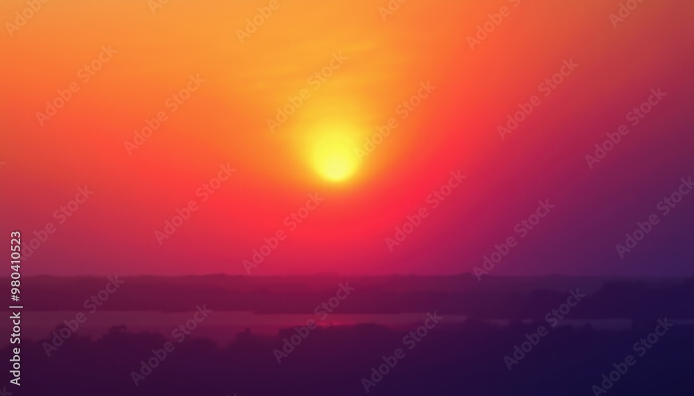 Abstract Vibrant Sunset Orange and Purple Gradient Noisy Grain Background Texture Abstract Vibrant Sunset Orange and Purple Gradient Noisy Grain Background Texture