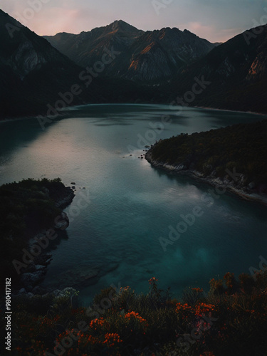 Beautiful Nature landscapes image on vertical 10.