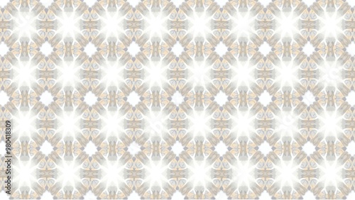 Monochromatic seamless star-square pattern; ideal for chic backgrounds, textiles, or graphic designs. Enhances any project. photo