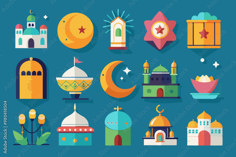 vector illustration of Islamic and Eid vector illustration of Islamic and Eid