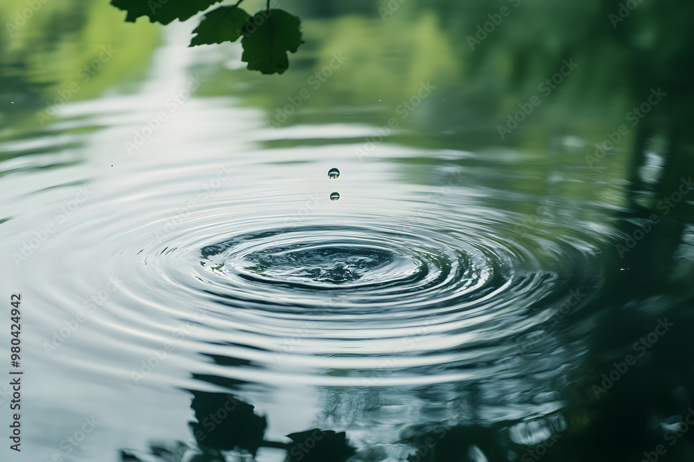 Soft Background with Still Water for Product Placement Soft Background with Still Water for Product Placement