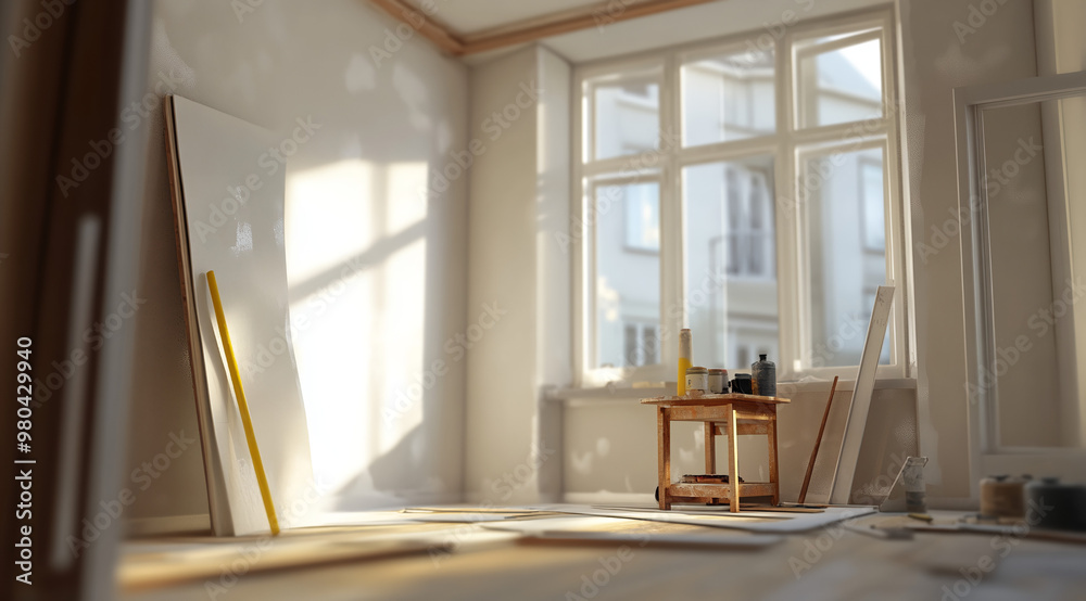 Fototapeta premium room renovation