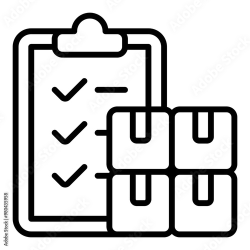Inventory Management line icon