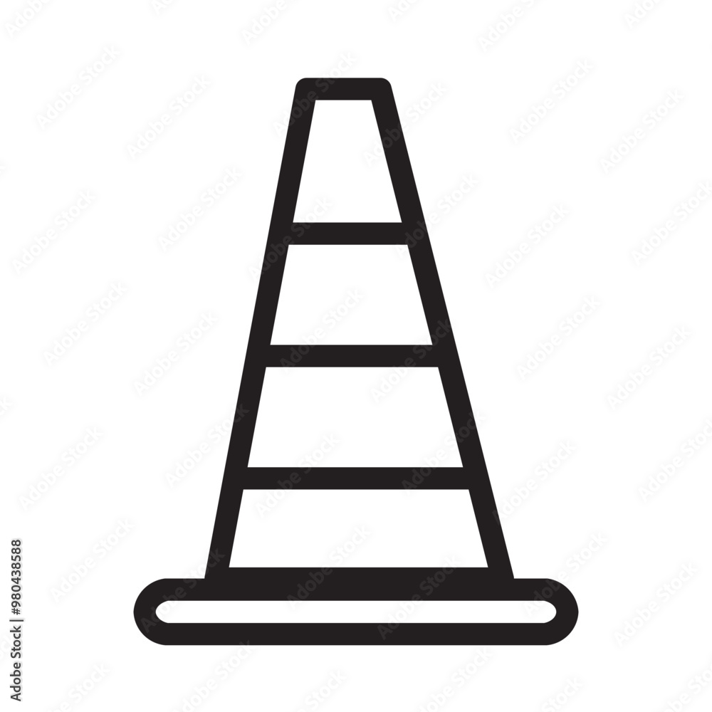Icon Trafic Cone Icon Trafic Cone