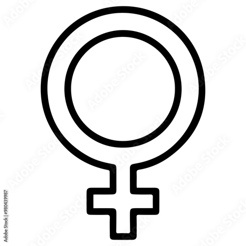 Male and female sexual signs icons. Feminine and masculine.
