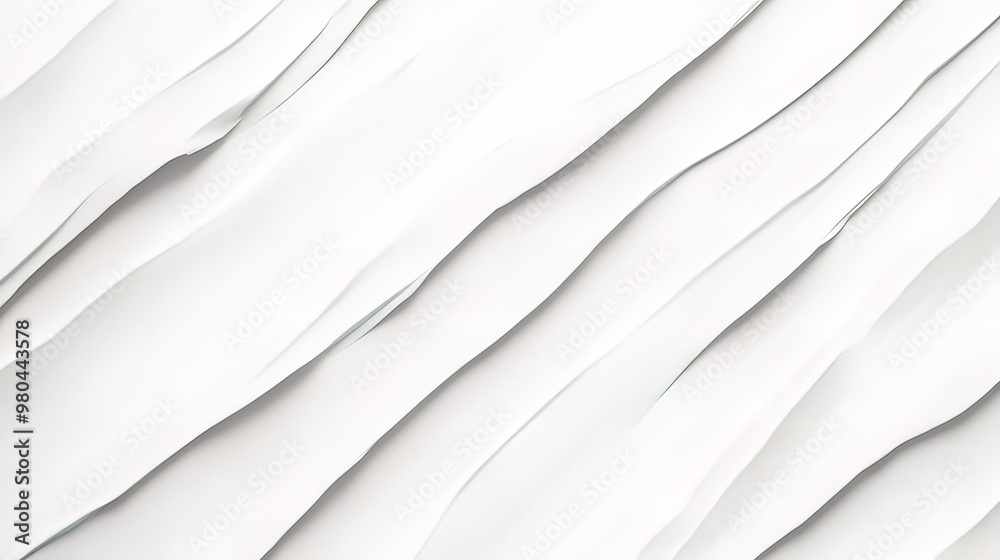 Fototapeta premium Abstract White Swirling Pattern