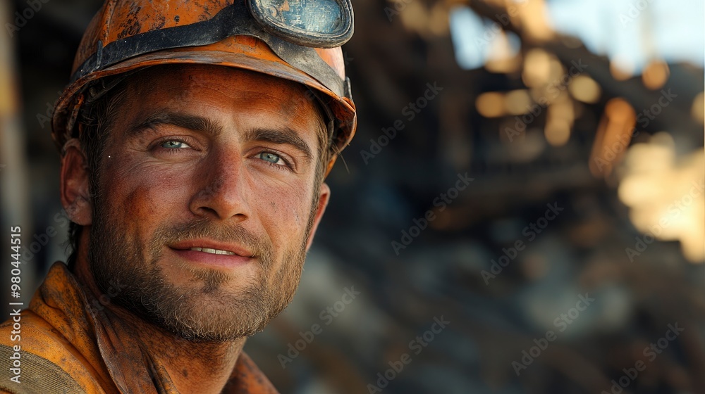 Portrait of a Construction Worker Portrait of a Construction Worker