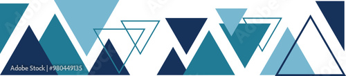 Triangle Geometric Footer