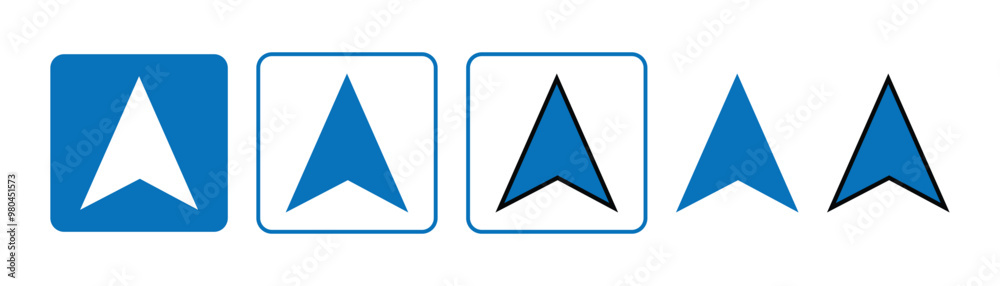 Arrow triangle set. Simple illustration of square box arrow vector icon for web design isolated on white background. Interconnecting sky and white arrow vector icons set. Vector illustration. Arrow triangle set. Simple illustration of square box arrow vector icon for web design isolated on white background. Interconnecting sky and white arrow vector icons set. Vector illustration.