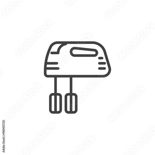 Electric Mixer line icon