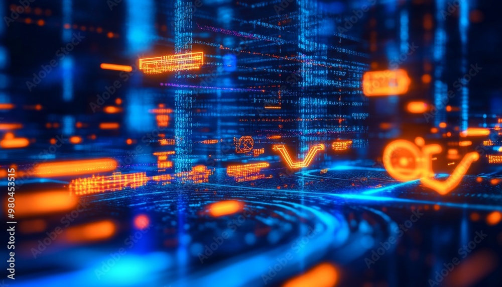 Obraz premium Leveraging AI can enhance the monitoring and enforcement of compliance measures.