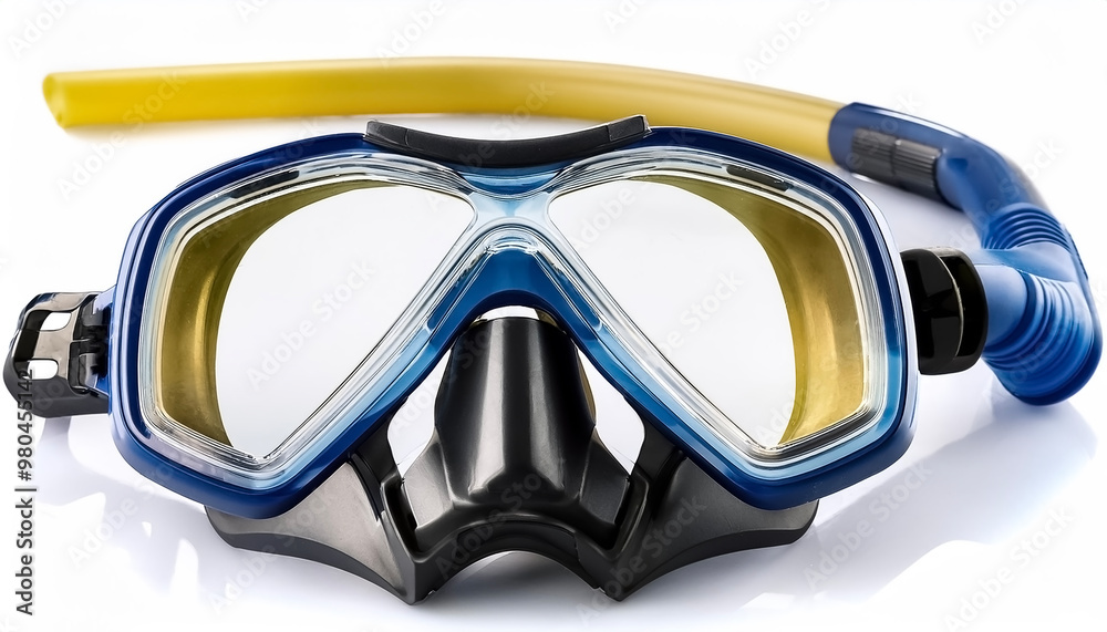 snorkel gear isolated on white background snorkel gear isolated on white background