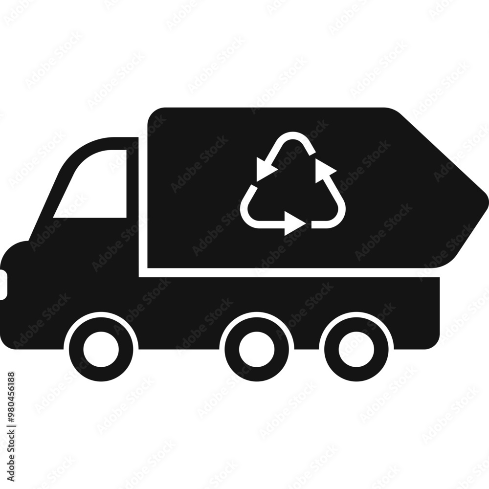 Garbage Truck Icon Garbage Truck Icon