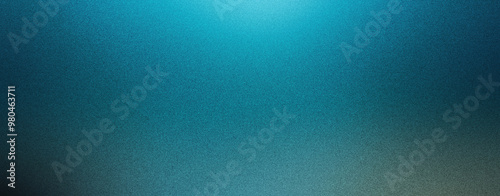 Marine Blue Colors Gradient Background with a Grainy Texture